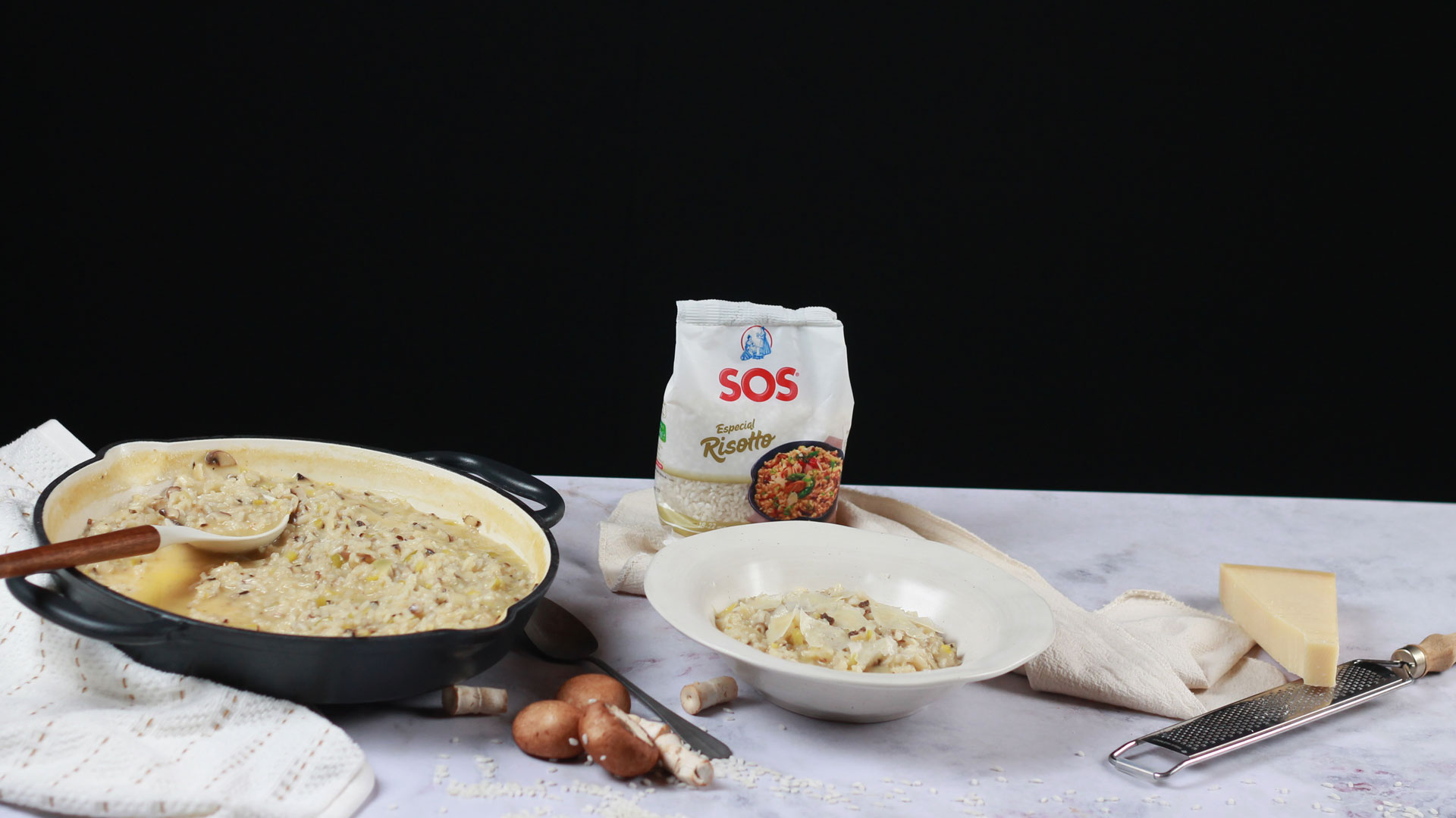 risotto de setas