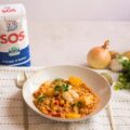 receta de patatas con arroz y bacalao