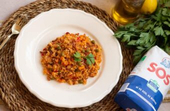 Arroz con picadillo