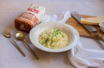 Risotto con arroz bomba