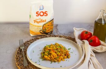 Paella de habas