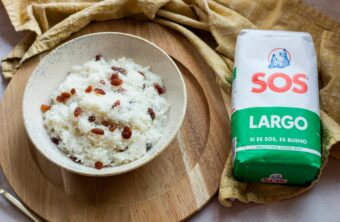 Arroz con leche de coco