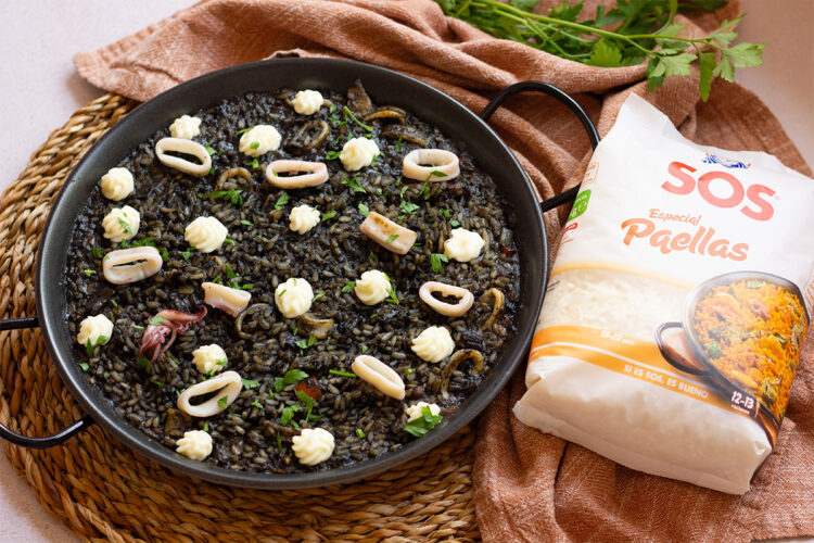 Foto de Receta de arroz negro con alioli