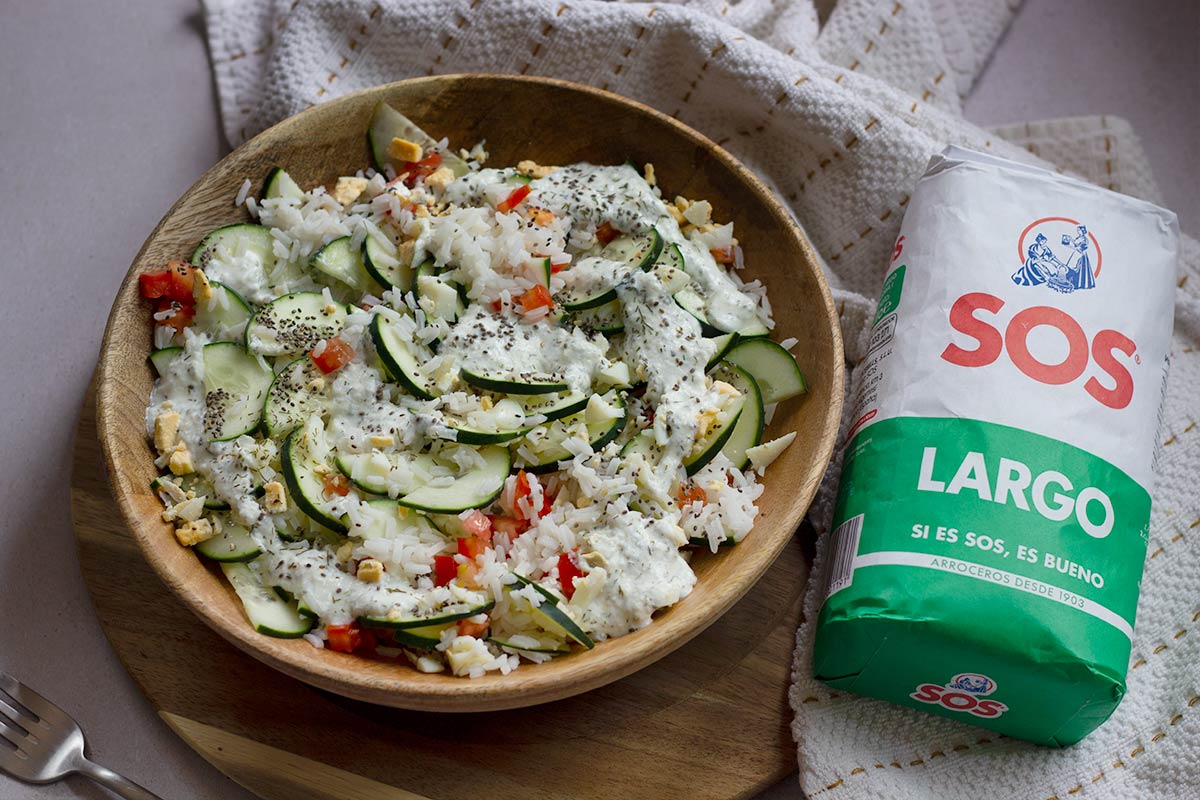 Ensalada de pepino y yogur