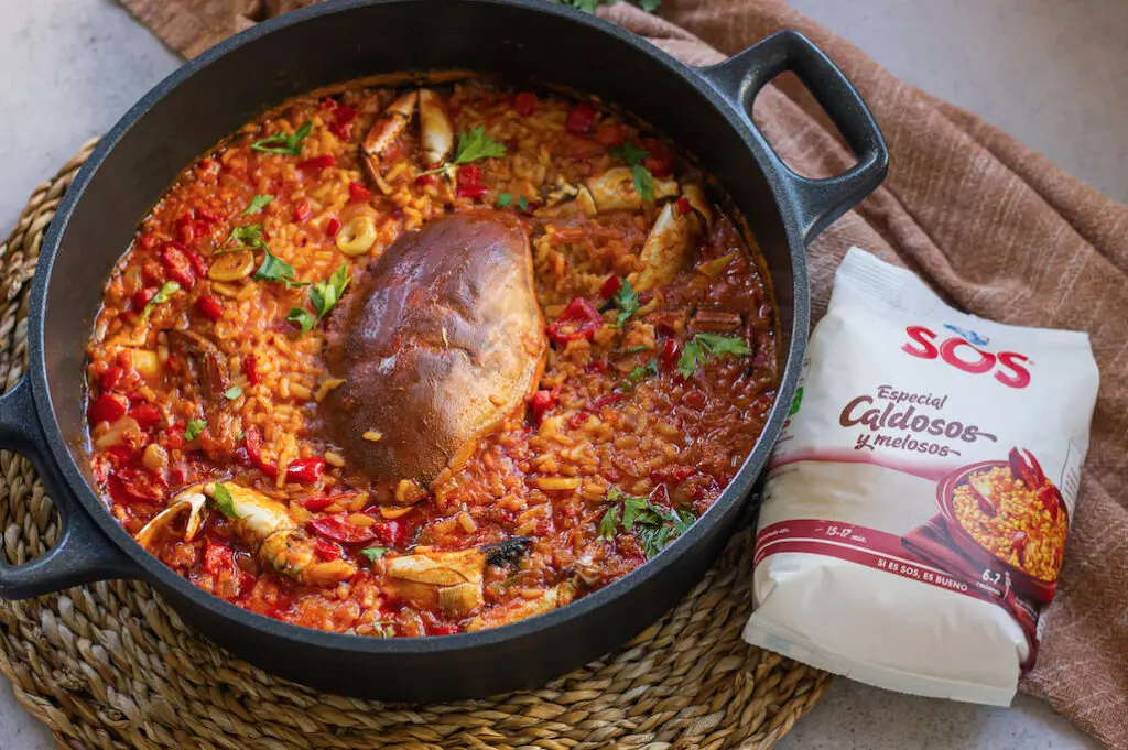 arroz caldoso buey de mar