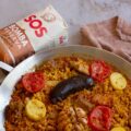 Arroz al horno en paella