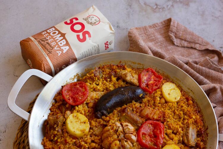 Foto de Arroz al horno en paella