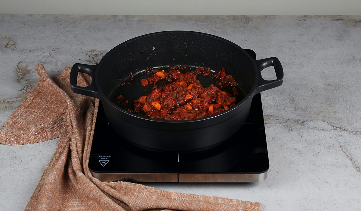 Sofrito en arroz caldoso con pollo