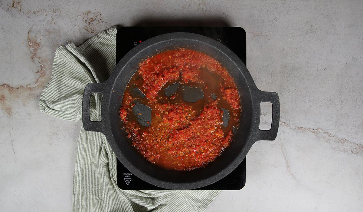 Sofrito para para Fideuá al horno