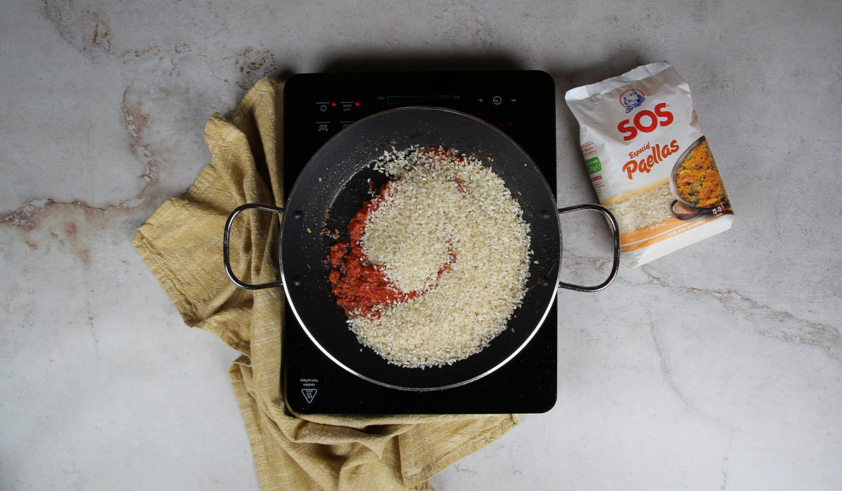 Arroz en Paella de Carabineros