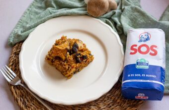 Arroz con Butifarra negra y setas