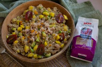 Ensalada de quinoa y atún