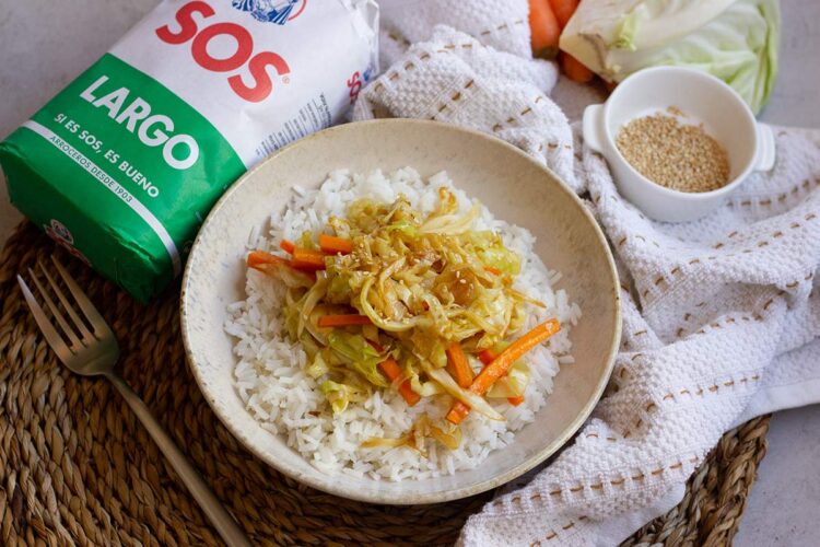 Foto de Arroz con repollo: Receta saludable y fácil