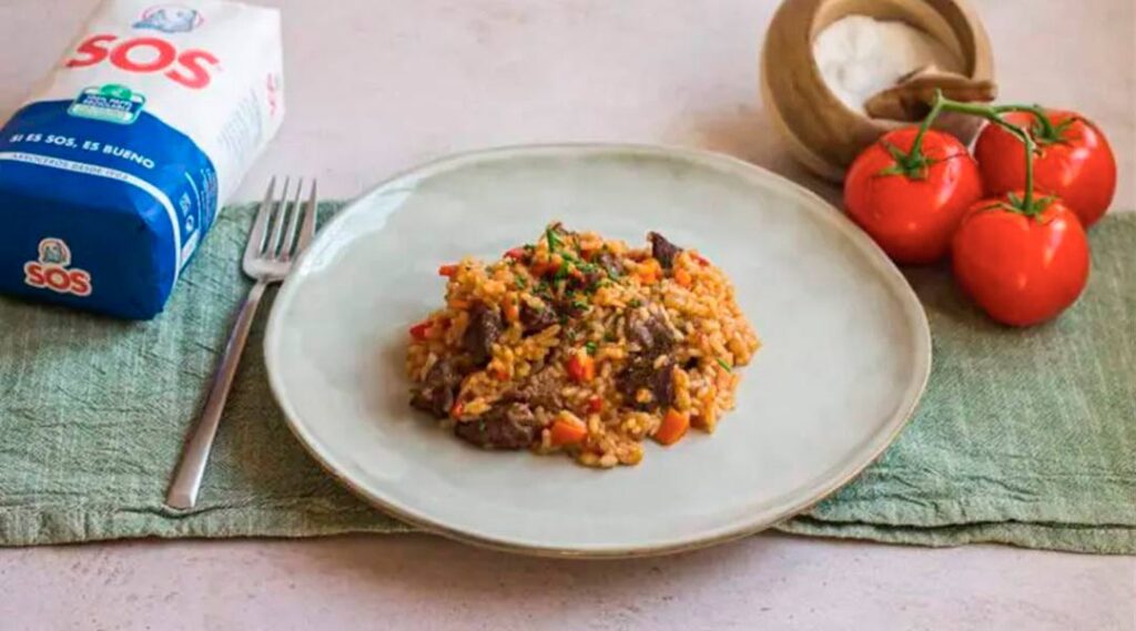 arroz guisado con carne