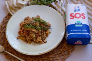 imagen receta Arroz con secreto y setas