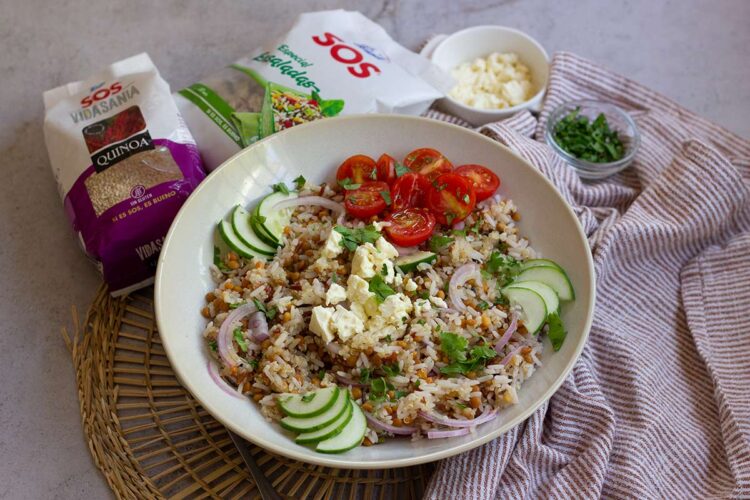 Foto de Ensalada de lentejas y quinoa