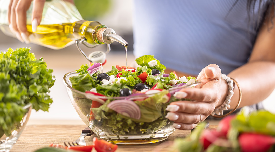 Receta de ensalada mediterránea