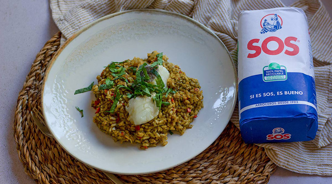 ARROZ CON BACALAO ESPINACAS