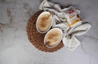 Arroz con leche y nata