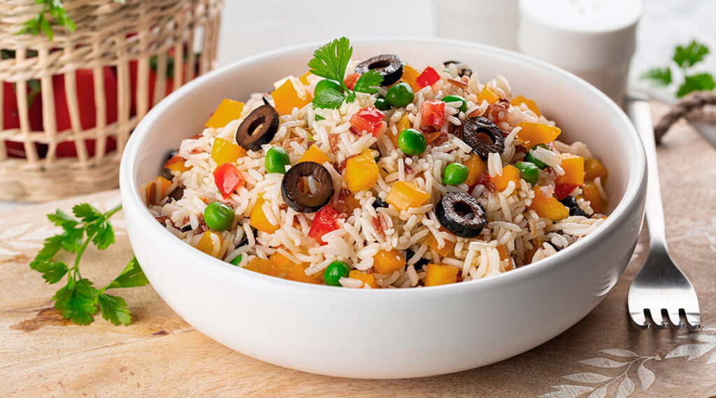 Ensalada con arroz