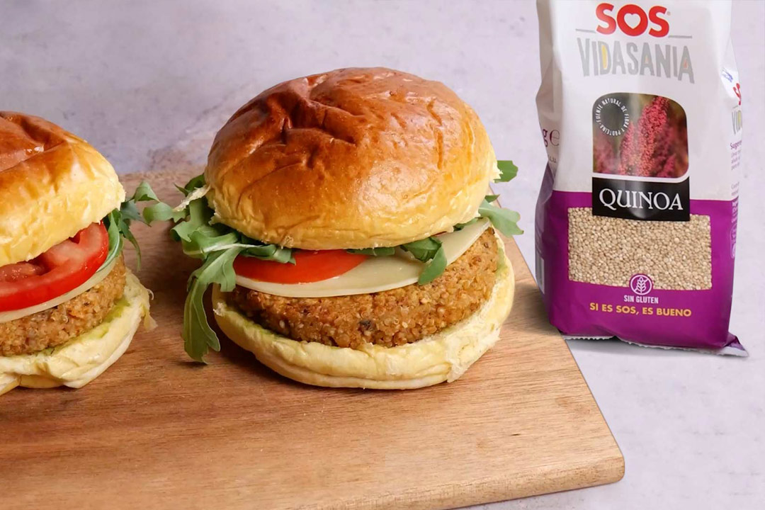 Hamburguesa de quinoa