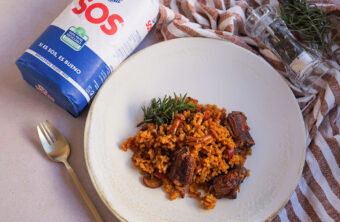 Arroz al horno con costillas