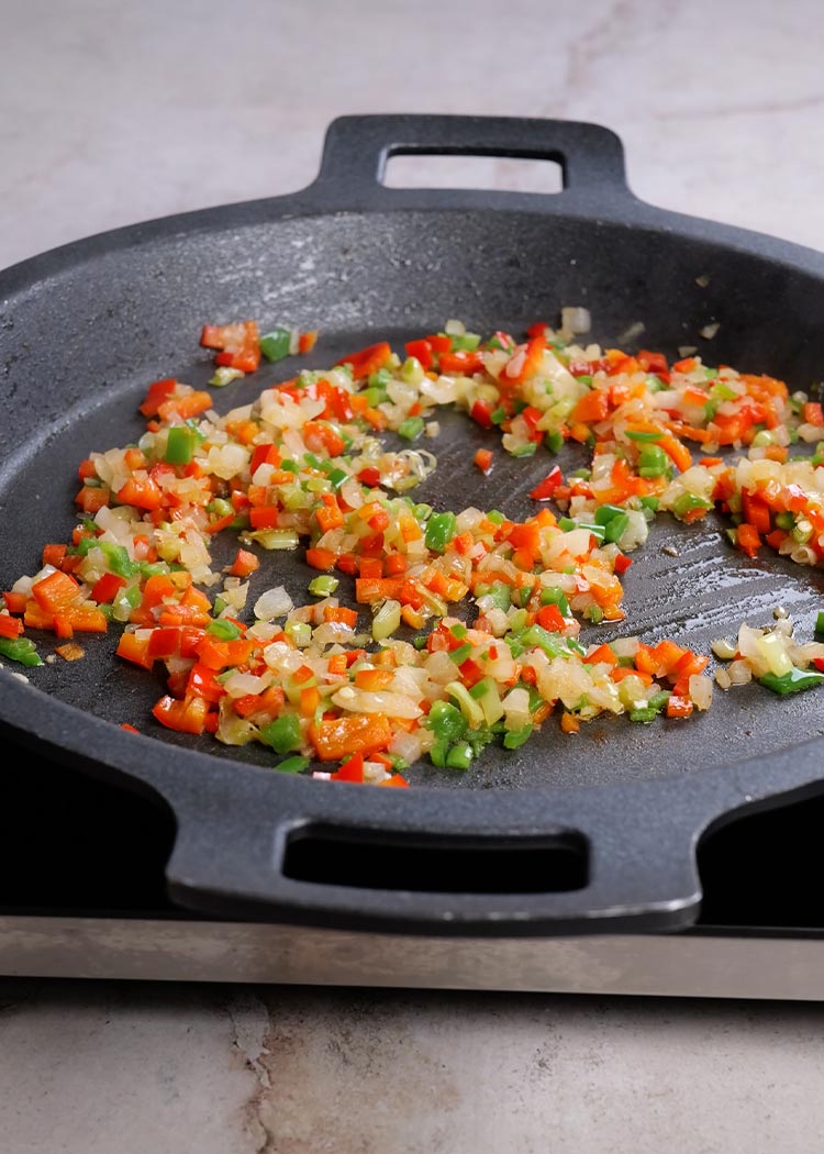 Sofrito de Arroz con presa y setas