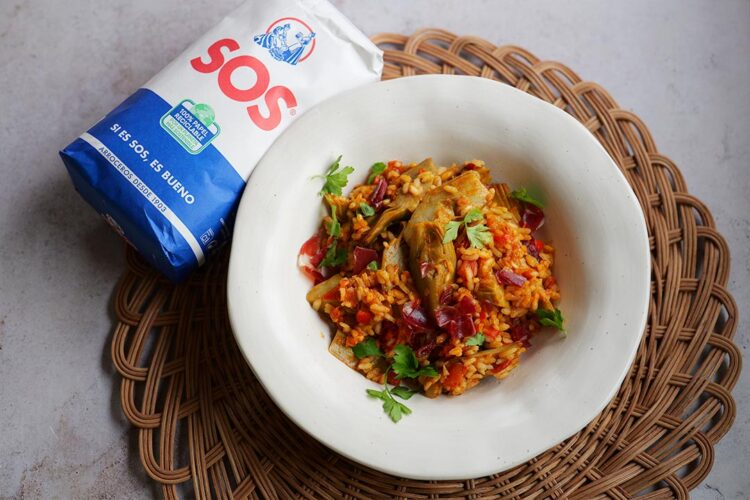 Foto de Arroz con alcachofas congeladas